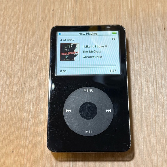 iPod Model:A1136 5thGen 80GB Blk Tested Good w/7233 Songs Good Battery Read Info - Picture 12 of 16